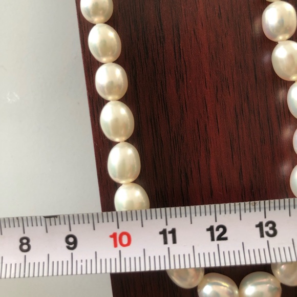 💝Genuine Pearl Necklace with 925 Silver Clasp - Picture 12 of 12